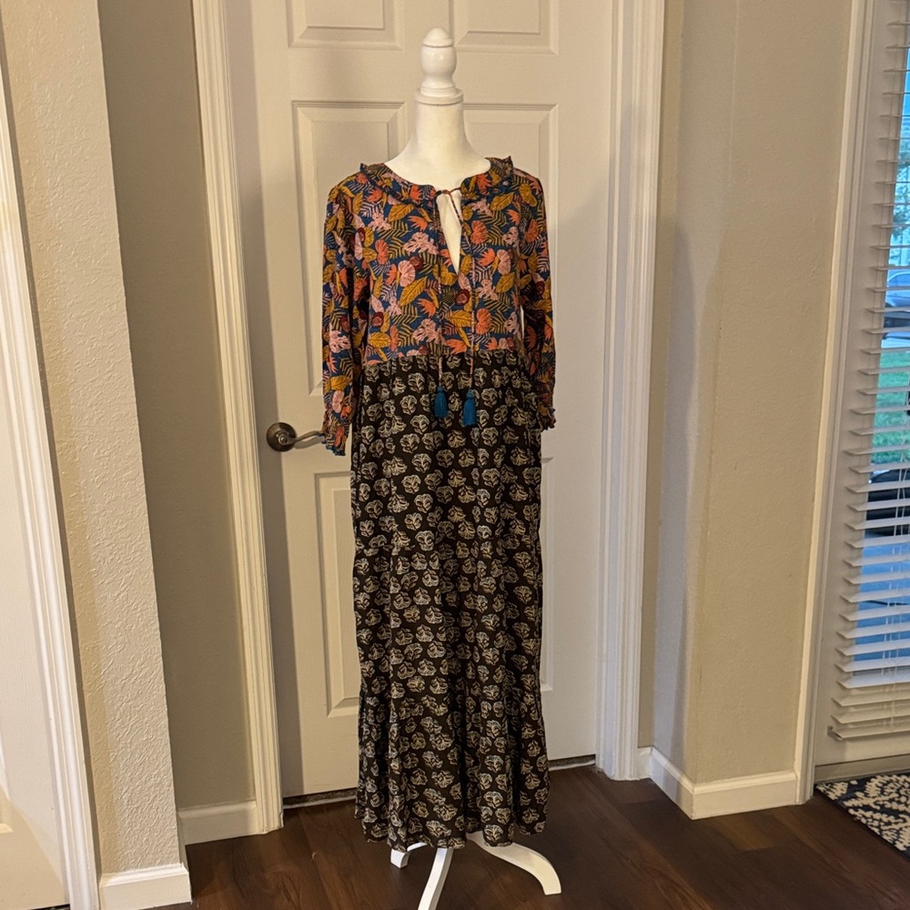 Natural Life Floral Patterned Maxi Dress